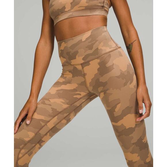 Lululemon Align High-Rise Crop 23" Size 0 Nulu Camo Soft - Picture 6 of 7